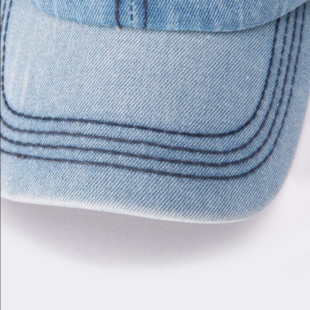 Denim Baseball Cap - Picture 3 of 4
